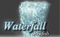 پکیج Realistic Waterfall Prefab
