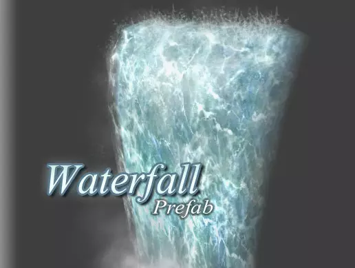 پکیج Realistic Waterfall Prefab