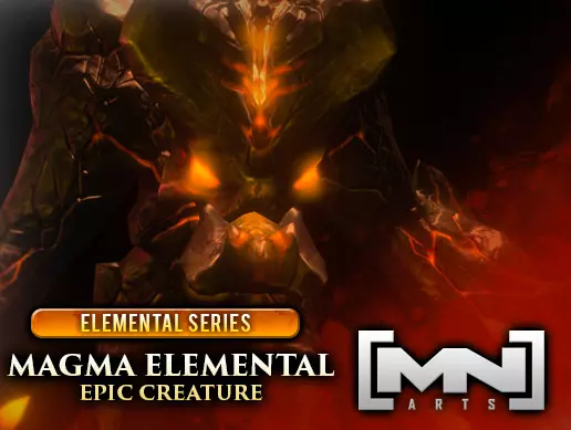 پکیج Magma Elemental Epic Creature