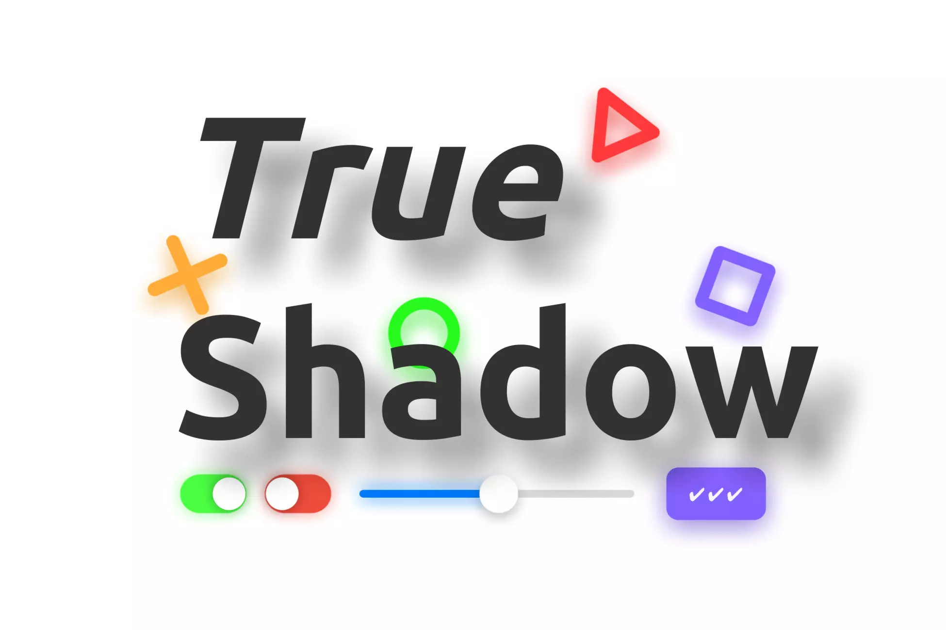 پکیج True Shadow – UI Soft Shadow and Glow