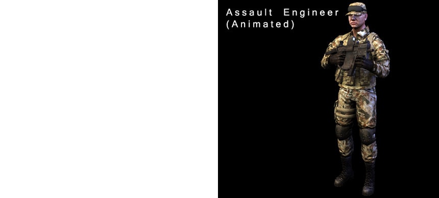 پکیج Assault Engineer (Animated)