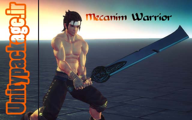 پکیج Mecanim Warrior – Cleaver Sword